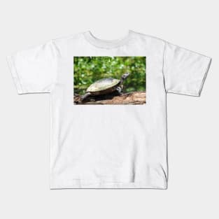 Red-eared slider (Trachemys scripta elegans) Kids T-Shirt